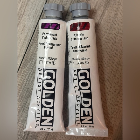 Golden Heavy-body Acrylic Paint - Lot of (8) of 2 oz Tubes - HIGH Series Only!! - Picture 4 of 5